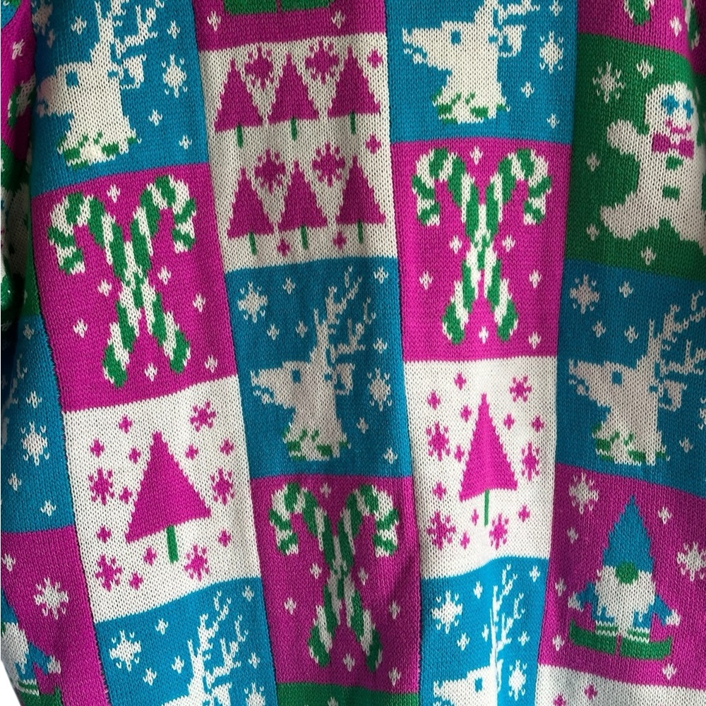 Party Sweater Ugly Christmas Festive Design SZ 2XL - Picture 2 of 14